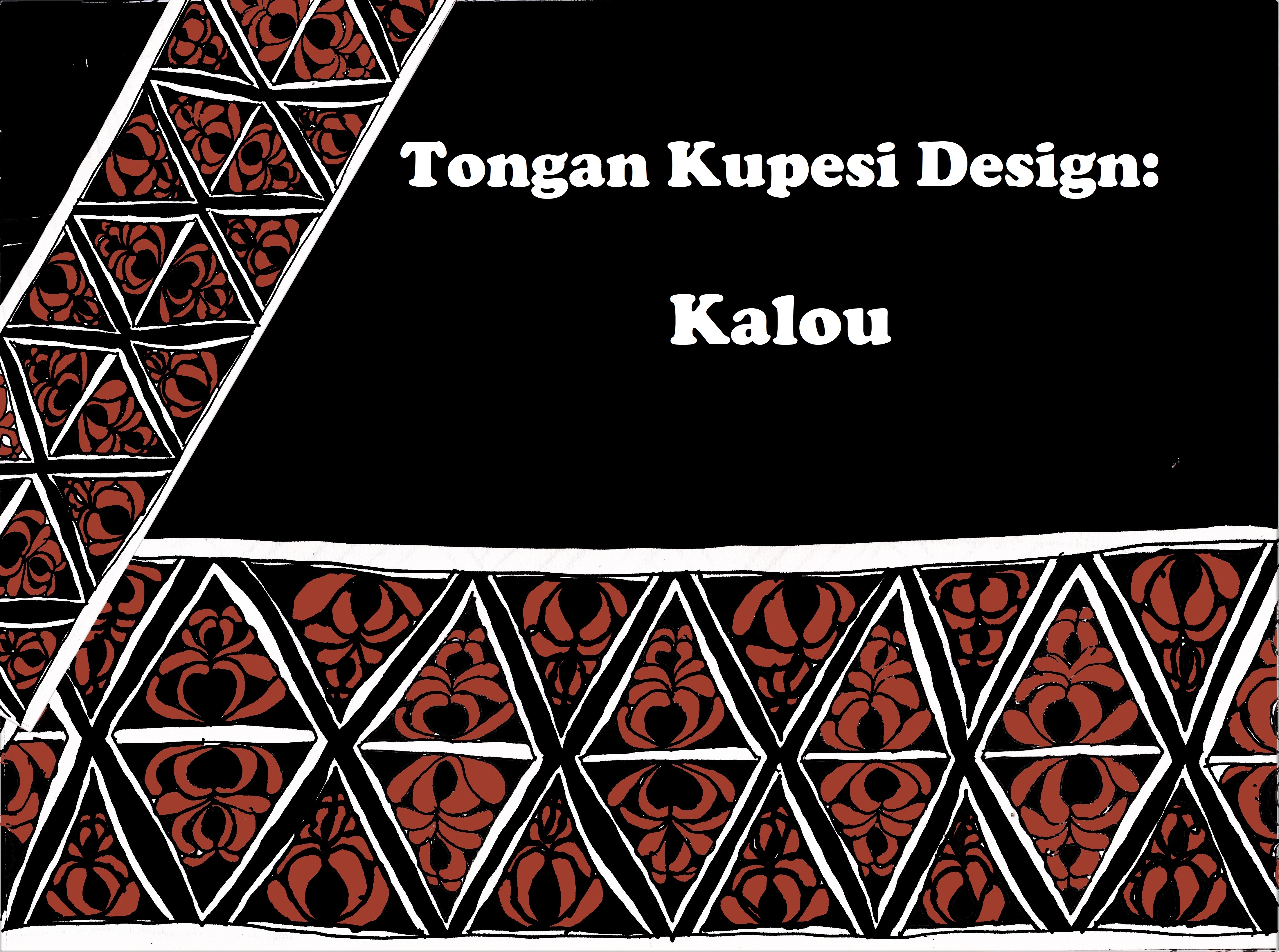Tongan Kupesi Design: Kalou